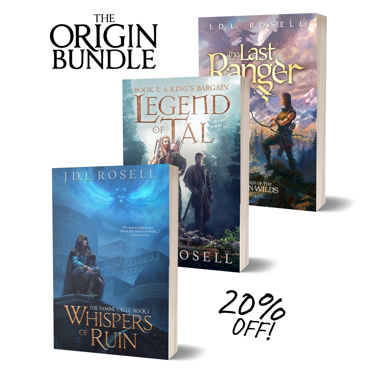 The Origin Bundle: 3 Series Starter Paperbacks